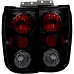 Ford Expedition 1997-2002 Black Smoked Custom Tail Lights
