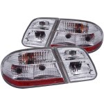 2002 Mercedes Benz E Class Sedan Clear Custom Tail Lights