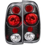 2005 Ford F450 Super Duty Black Custom Tail Lights