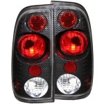 2005 Ford F450 Super Duty Carbon Fiber Custom Tail Lights