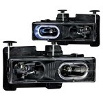 1989 GMC Sierra 3500 Halo Headlights Black