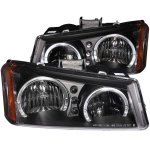 2006 Chevy Avalanche Black Halo Headlights LED