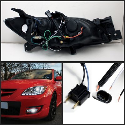 2007 mazda 3 daytime running lights