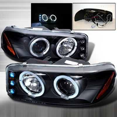 2004 gmc sierra halo headlights