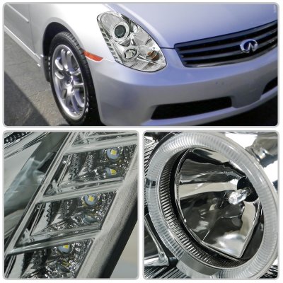 2006 infiniti g35 sedan halo headlights