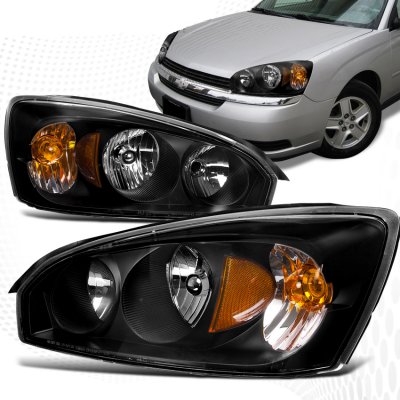 Chevy Malibu 2004 2007 Black Euro Headlights A101k1j5102 Topgearautosport