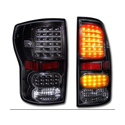 Toyota Tundra 2007-2013 Black LED Tail Lights | A122I6JK109 ...