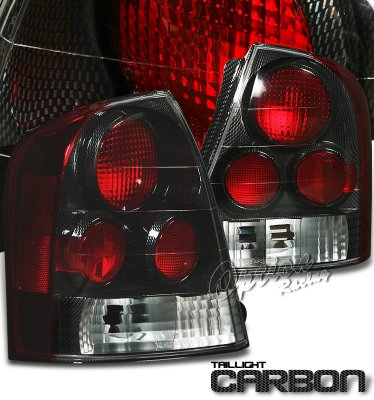 Mazda Protege 1999-2003 Carbon Fiber Altezza Tail Lights