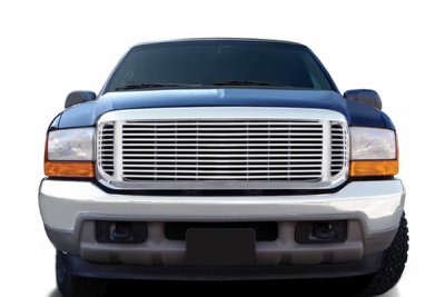 Billet chrome grill ford super duty #5