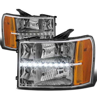 Gmc Sierra Hd Headlights Led Drl A Hgb Topgearautosport