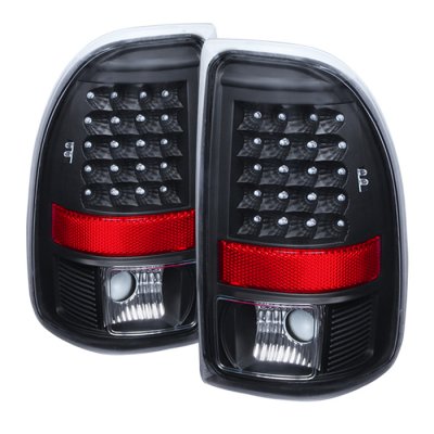 Dodge Dakota 1997-2004 Black LED Tail Lights | A103HTRZ109