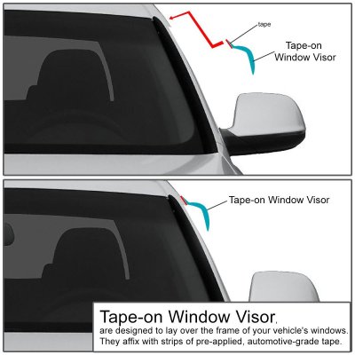 2008 ford f150 window visors