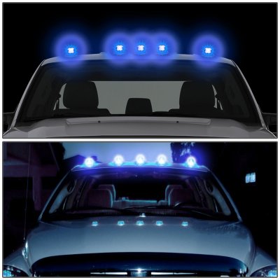 blue cab lights