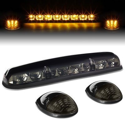 Gmc Sierra 2500hd 2002-2006 Tinted Yellow Led Cab Lights 