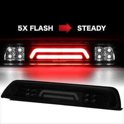 ACANII - For 2007-2013 Toyota Tundra LED Black Smoke Tail Lights