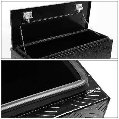 Chevy Silverado 2500 1999-2004 Black Aluminum Truck Tool Box 42 Inches