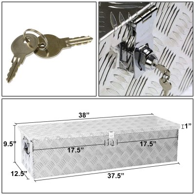 Chevy Silverado 1500HD 2001-2006 Aluminum Truck Tool Box 39 Inches Key