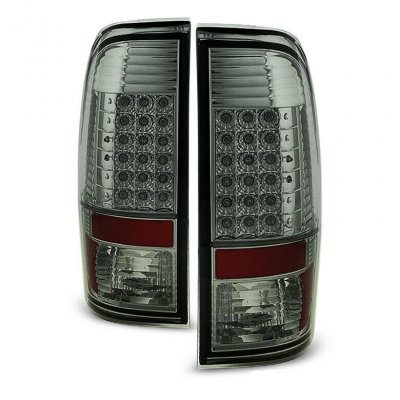 Ford F350 Super Duty 2008-2016 Smoked LED Tail Lights | A103S4BL109