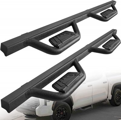 Toyota Tundra CrewMax 2022-2024 Black Nerf Bars | A128M232214