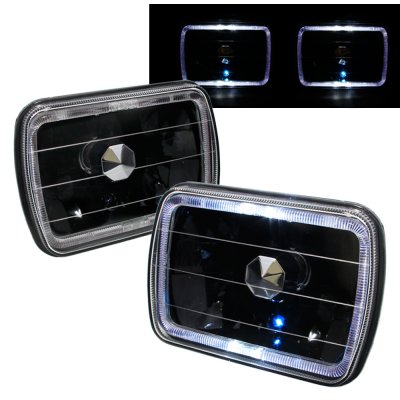 Chevy C10 Pickup 1980-1987 Black Halo Sealed Beam Headlight Conversion