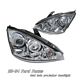 Ford Focus 2000-2004 Clear Dual Halo Projector Headlights