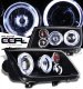 VW Jetta 1999-2004 Black CCFL Halo Projector Headlights
