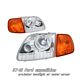 Ford Expedition 1997-2002 Clear Projector Headlights and Corner Lights
