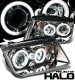 VW Jetta 1999-2004 Smoked CCFL Halo Projector Headlights