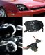 Honda Prelude 1997-2001 JDM Black CCFL Halo Projector Headlights