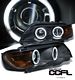 BMW X5 2001-2003 Black Dual CCFL Halo Projector Headlights