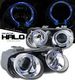 Acura Integra 1998-2001 Chrome Dual Halo Projector Headlights