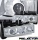 Chevy Silverado 1994-1998 Chrome Projector Headlights