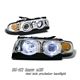 BMW E38 7 Series 1995-2001 Clear Dual Halo Projector Headlights