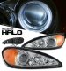 Pontiac Grand AM 1999-2005 Clear Halo Projector Headlights