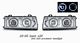 BMW E36 3 Series 1992-1998 Clear Dual Halo Projector Headlights