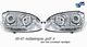 VW Rabbit 2006-2009 Depo Clear Dual Halo Projector Headlights