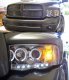 Dodge Ram 3500 2003-2005 Clear Halo Projector Headlights with LED