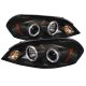 Chevy Impala 2006-2010 Black CCFL Halo Projector Headlights