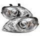 Honda Civic 1999-2000 Clear Dual CCFL Halo Projector Headlights