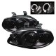 Honda Civic 1996-1998 Smoked Dual Halo Projector Headlights