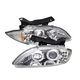 Chevy Cavalier 1995-1999 Clear Halo Projector Headlights with LED