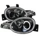 Dodge Neon 1995-1999 Black Halo Projector Headlights