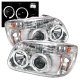 Mercury Mountaineer 1997 Clear Dual Halo Projector Headlights