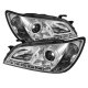 Lexus IS300 2001-2005 Chrome Halo Projector HID Headlights LED DRL