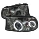 Dodge Durango 1998-2003 Smoked CCFL Halo Projector Headlights