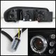 Chevy Impala 2000-2005 Black Halo Projector Headlights with LED