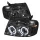 Ford F150 2004-2008 Smoked CCFL Halo Projector Headlights with LED