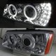 Chevy Avalanche 2003-2006 Chrome Projector Headlights Halo LED