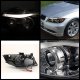 BMW 3 Series E90 Sedan 2006-2008 Clear Dual CCFL Halo Projector Headlights