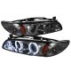 Pontiac Grand Prix 1997-2003 Smoked CCFL Halo Projector Headlights